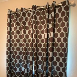 2nd COPY - Curtains- Two Panels. Heavy black out curtains.